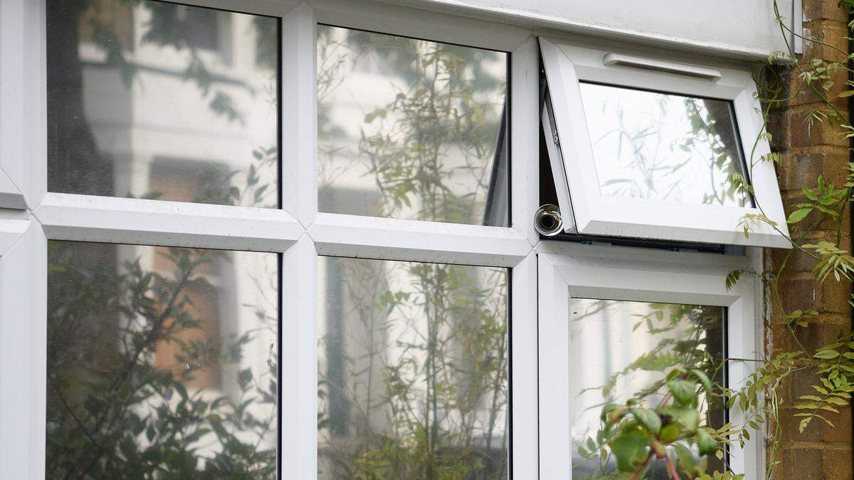 Exterior windows.