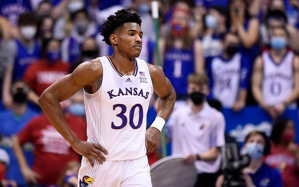 Ochai Agbaji arrived at Kansas as an unheralded mid-major prospect. Four years later, he is a national player of the year prospect.