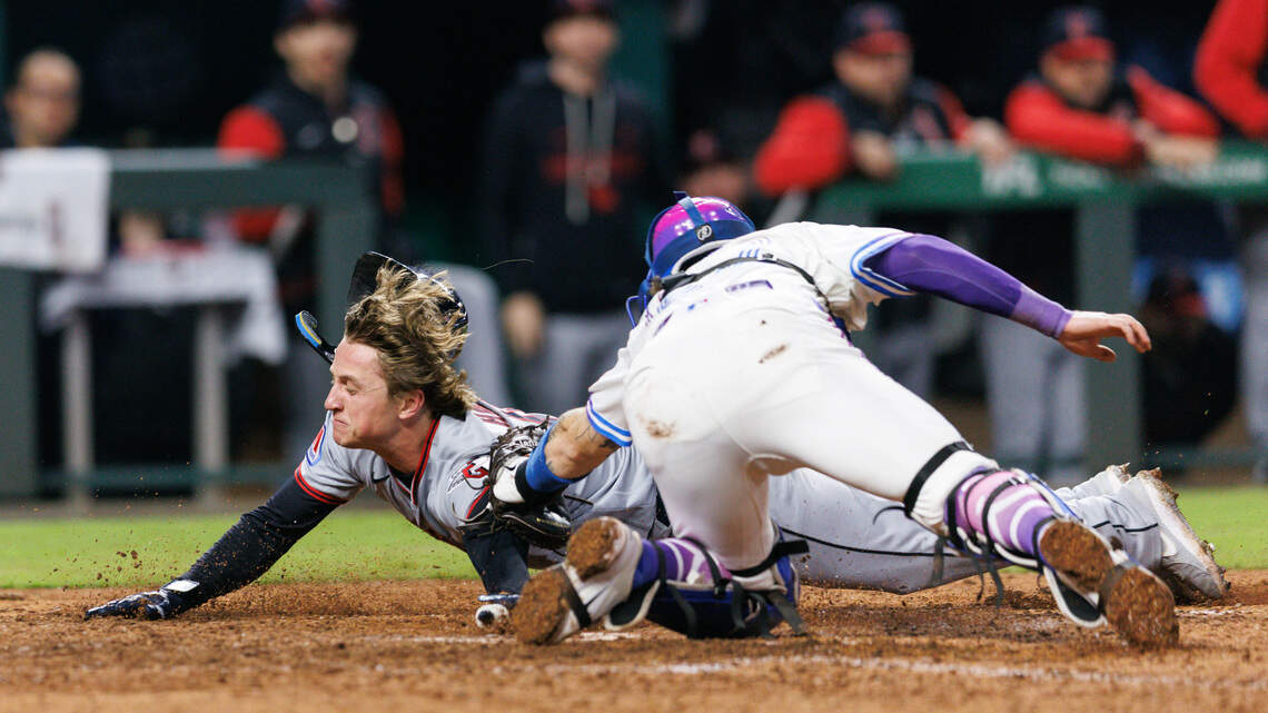 Royals take 7-7 game into 9th, but Guardians win opener of season’s final series