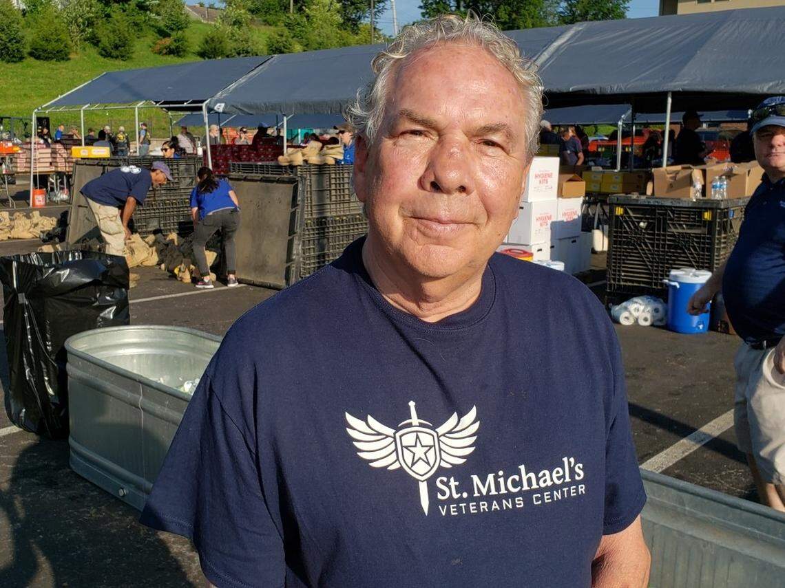 Art Fillmore at a Stand Down event for veterans in the region. He founded that organization as well as St. Michael’s Veterans Center on the East Side.