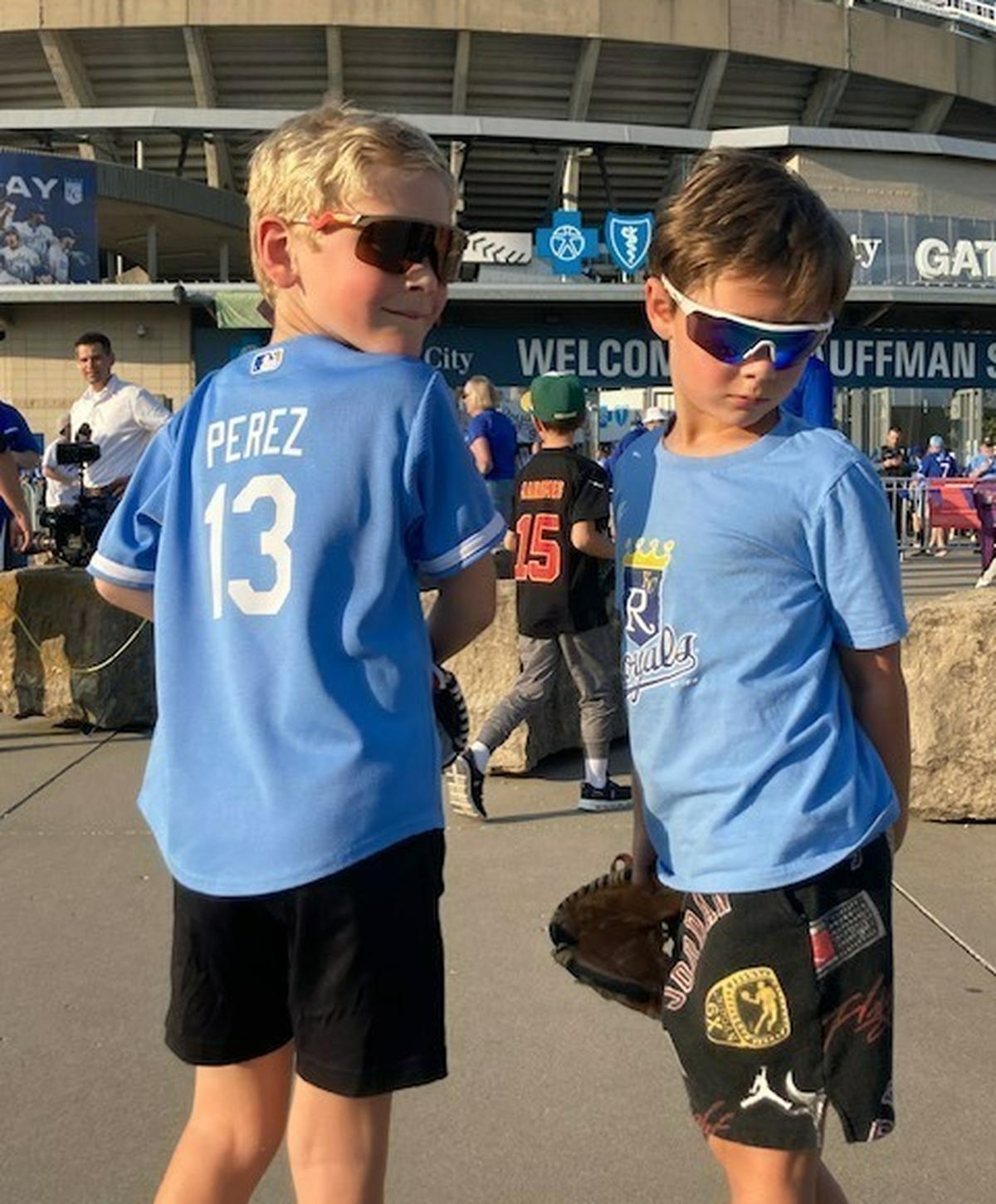 Kansas City Royals fans Jacky Rendo, 7, and friend Hugh Johnson, 7, of Kansas City may know catcher Salvador Perez. As for the other 2015 Royals World Series stars, not a clue. The 2024 Royals are their heroes.