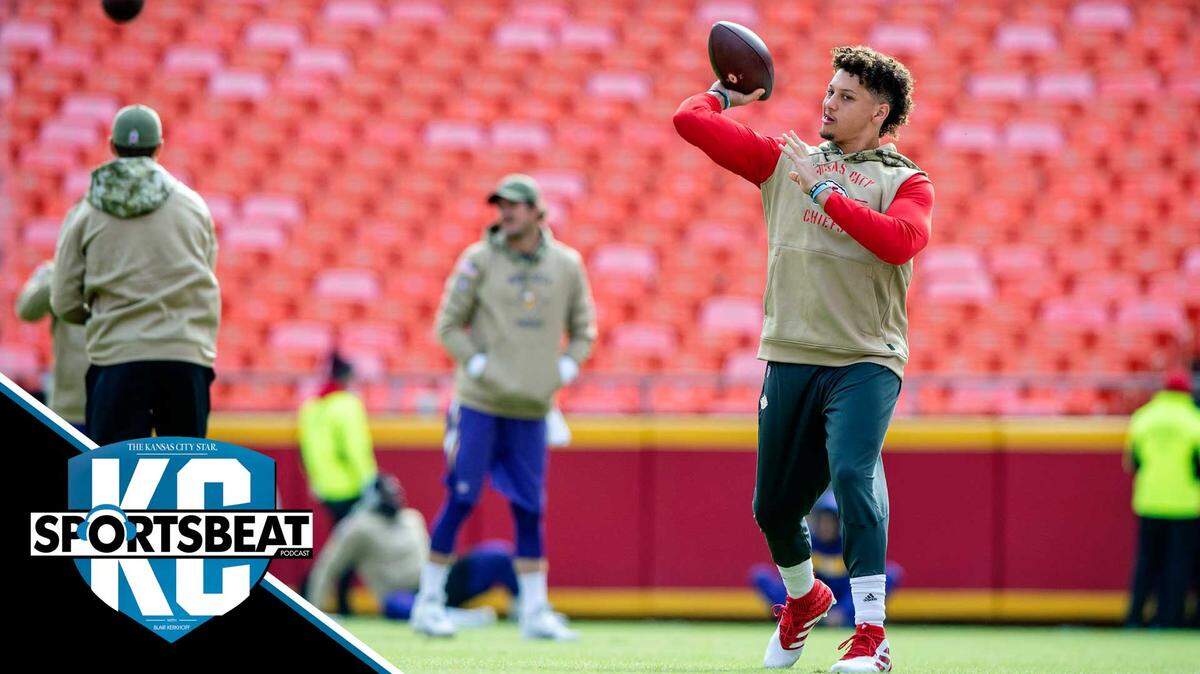 Kansas City Chiefs quarterback Patrick Mahomes warms up before a game against the Minnesota Vikings Sunday, Nov. 3, 2019, at Arrowhead Stadium.