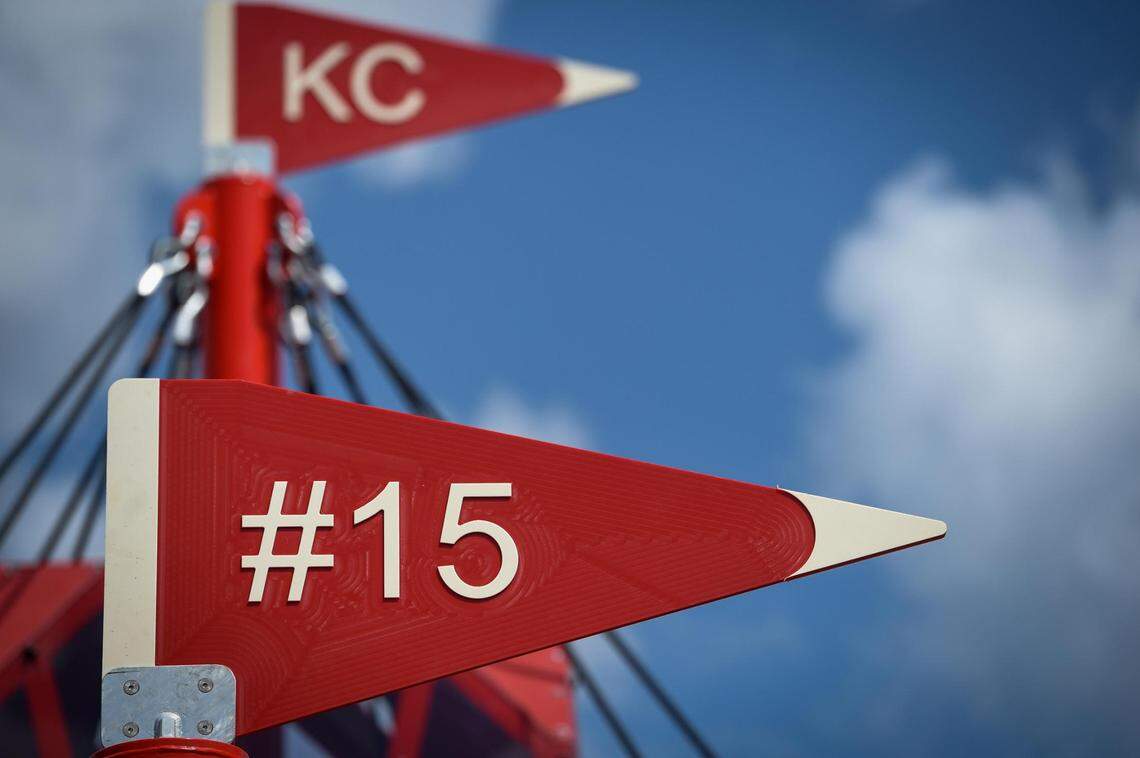 Kansas City Parks and Recreation iopened the 15 and the Mahomies Playground at Martin Luther King, Jr. Park on Saturday, Aug. 28, 2021, at Dr. Martin Luther King, Jr. Blvd. & Woodland Ave., in Kansas City. Chiefs quarterback’s Patrick Mahomes foundation, 15 and the Mahomies Foundation donated $1 million to help transform the park making it accessible for children of all abilities. Flags on the climbing structure represted Mahomes (15) and Kansas City.