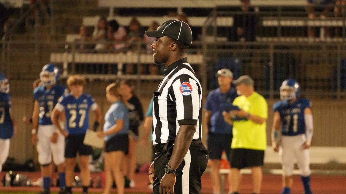 Jeremi Barnes, The Young Ref, uses TikTok to offer a unique look into the world of high school football officiating.