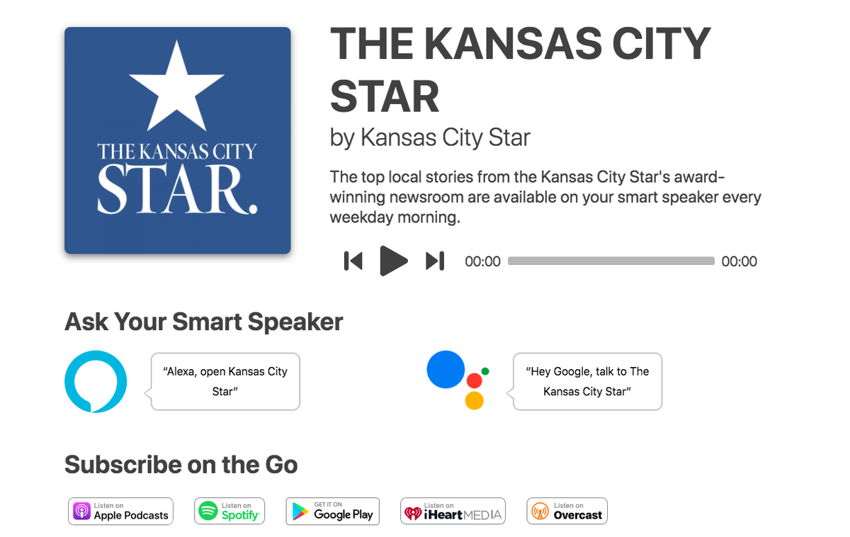 You can quickly get the top stories from The Star from Monday-Friday by asking your smart speaker or playing it on Spotify.