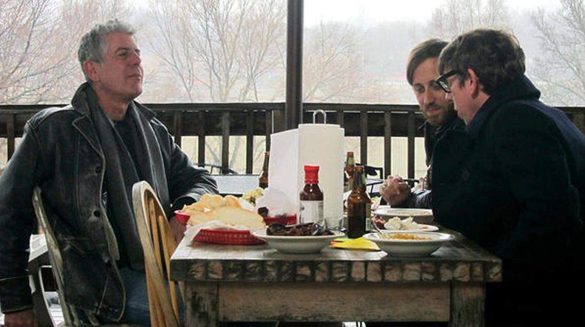 In 2012, Anthony Bourdain dined with members of the band The Black Keys at Woodyard BBQ while filming a show for The Travel Channel.