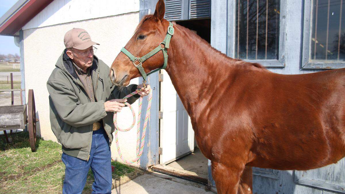Sonny Paul keeps four of his own horses and 19 boarders in his horse barn in Greenwood.