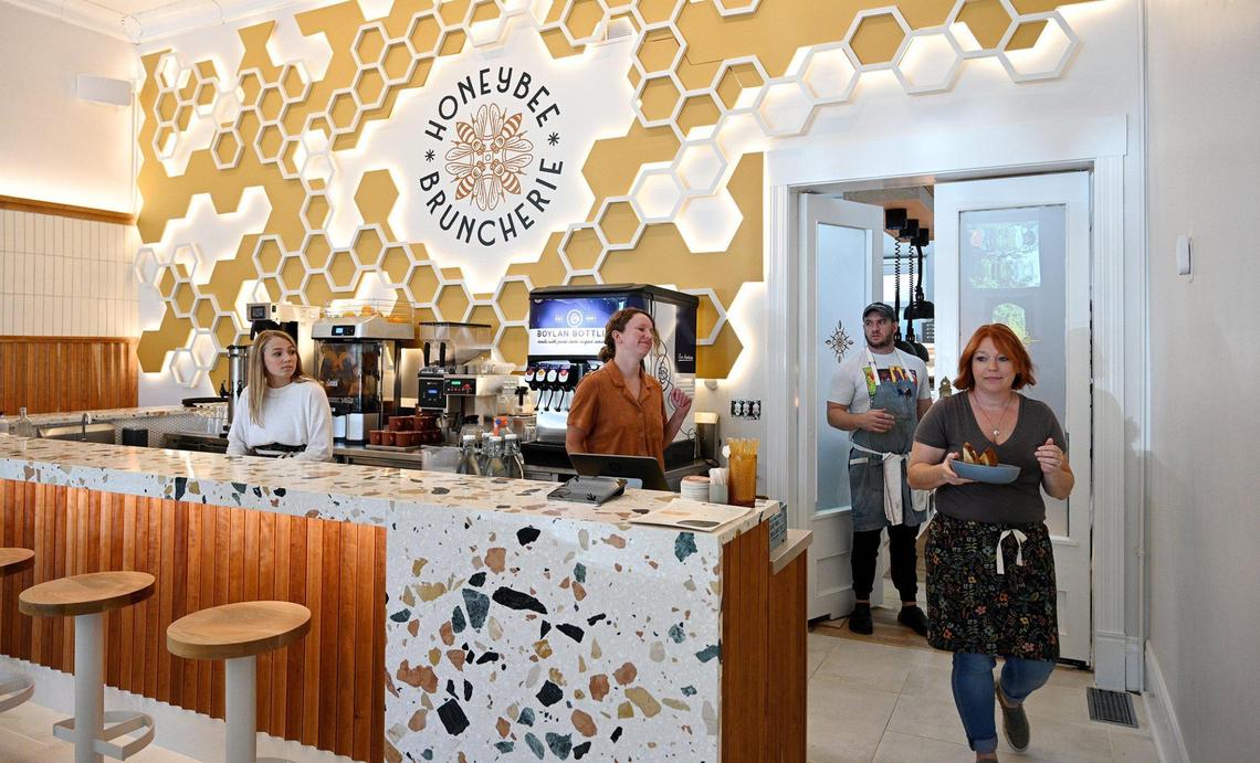 Brunch is served at HoneyBee Bruncherie, one of several new projects that have recently opened as part of A Bolder Humboldt’s efforts to revitalize the town.