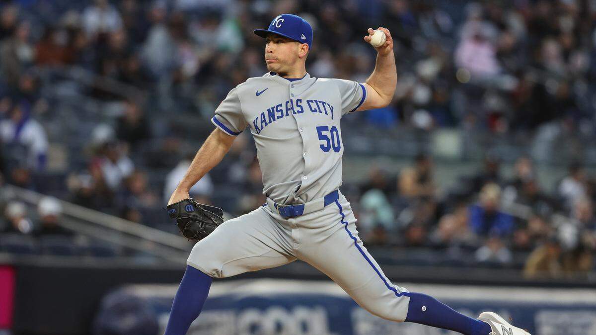 Kansas City Royals pitcher Kris Bubic got the start in a Wednesday, April 16, 2025, Major League Baseball game against the New York Yankees at Yankee Stadium.