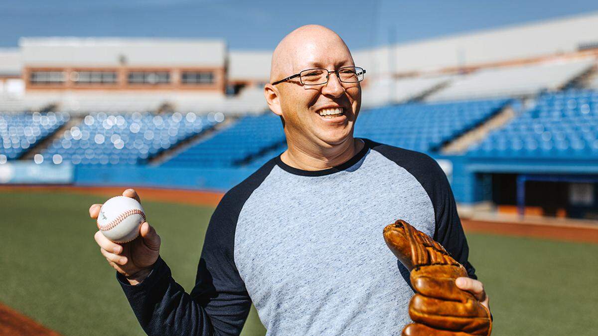Ethan D. Bryan volunteers to be The Official Catch Partner of the Kansas City Royals for just one day.