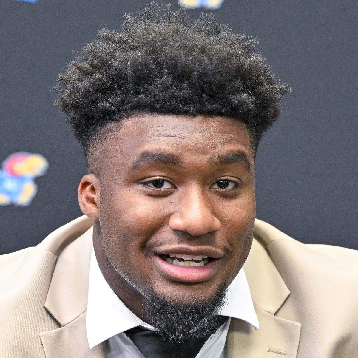 Kansas Jayhawks running back Devin Neal.