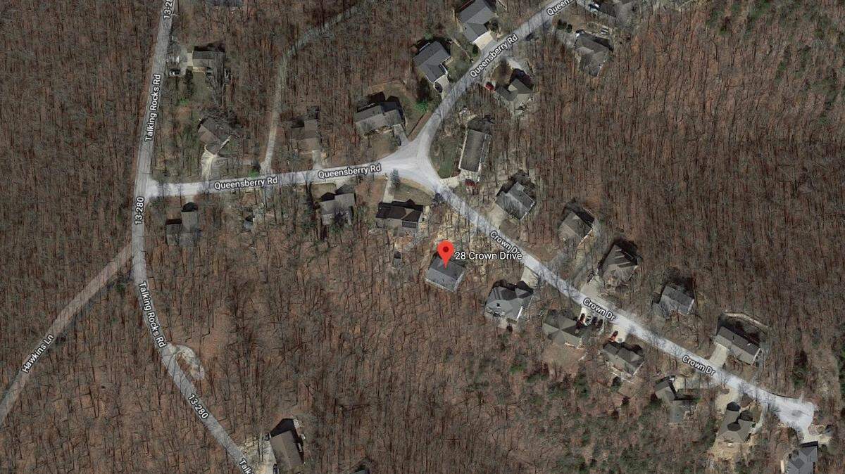 The Stone County, Mo., Sheriff’s Office said it was called out to 28 Crown Drive near Branson West to check on a family Monday, April 9, 2018. Four people were found dead inside the home. This Google Maps view is from 2018.