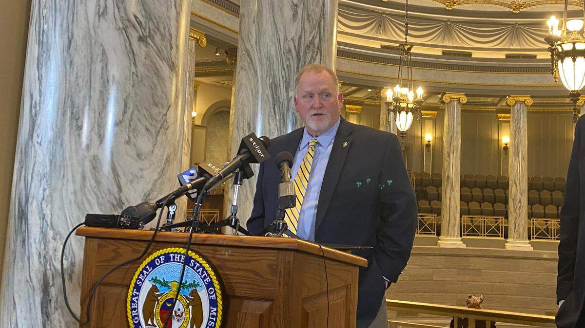 Missouri Senate President Pro Tem Dave Schatz in a May file photo.