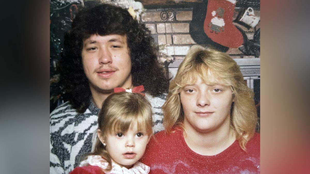 Christopher Wayne Goodall and Christina King with their daughter April
