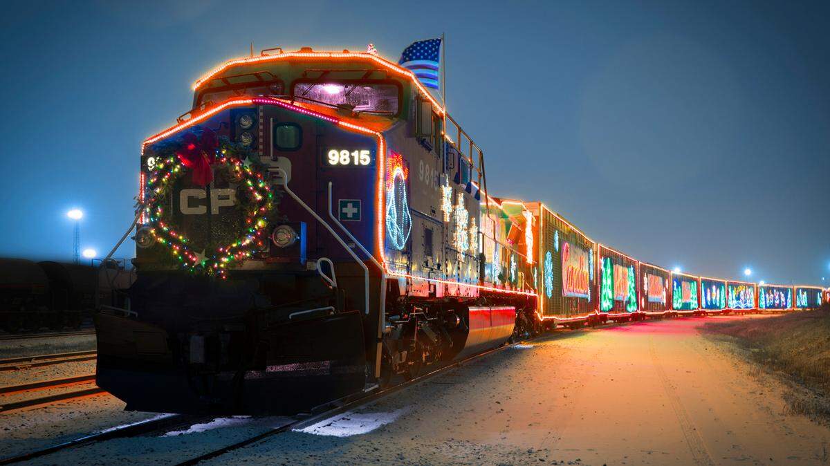 The Canadian Pacific Holiday Train.