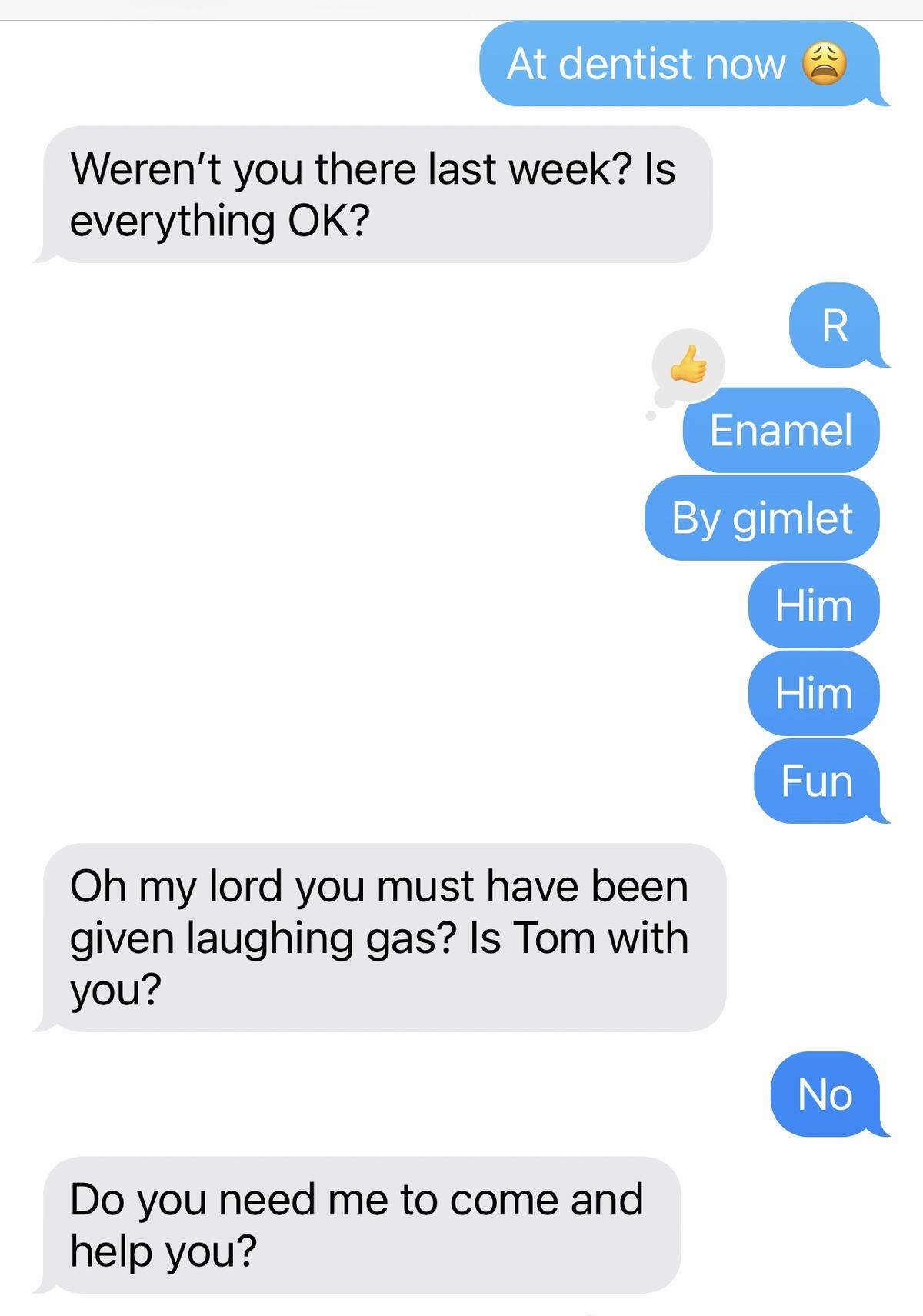 Denise Snodell’s autocorrect catastophe.
