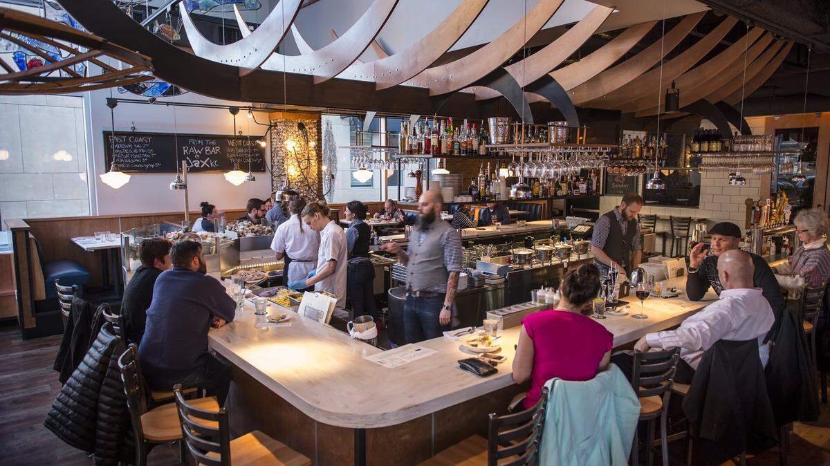 Jax Fish & Oyster Bar closed on New Year’s Eve near the Country Club Plaza.