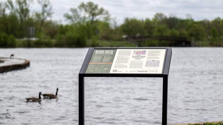 After keeping contentious name, Johnson County adds new signs to Negro Creek
