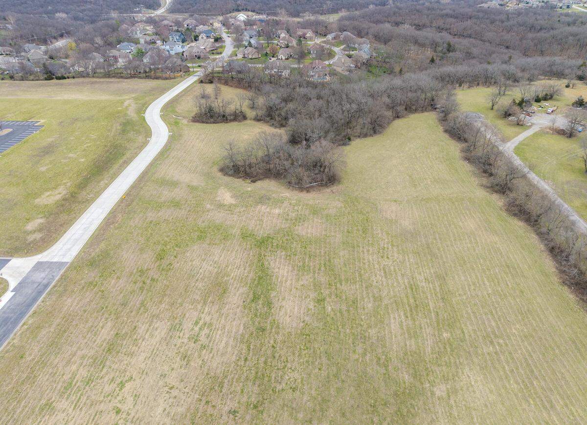 A view of the proposed site for the View High Sports and Entertainment complex on Monday, March 23, 2026, in Lee’s Summit. This 17-acre field at 3301 NW Ashurst Drive, is proposed to be home to a 180,000-square-foot facility, with a large indoor soccer dome.