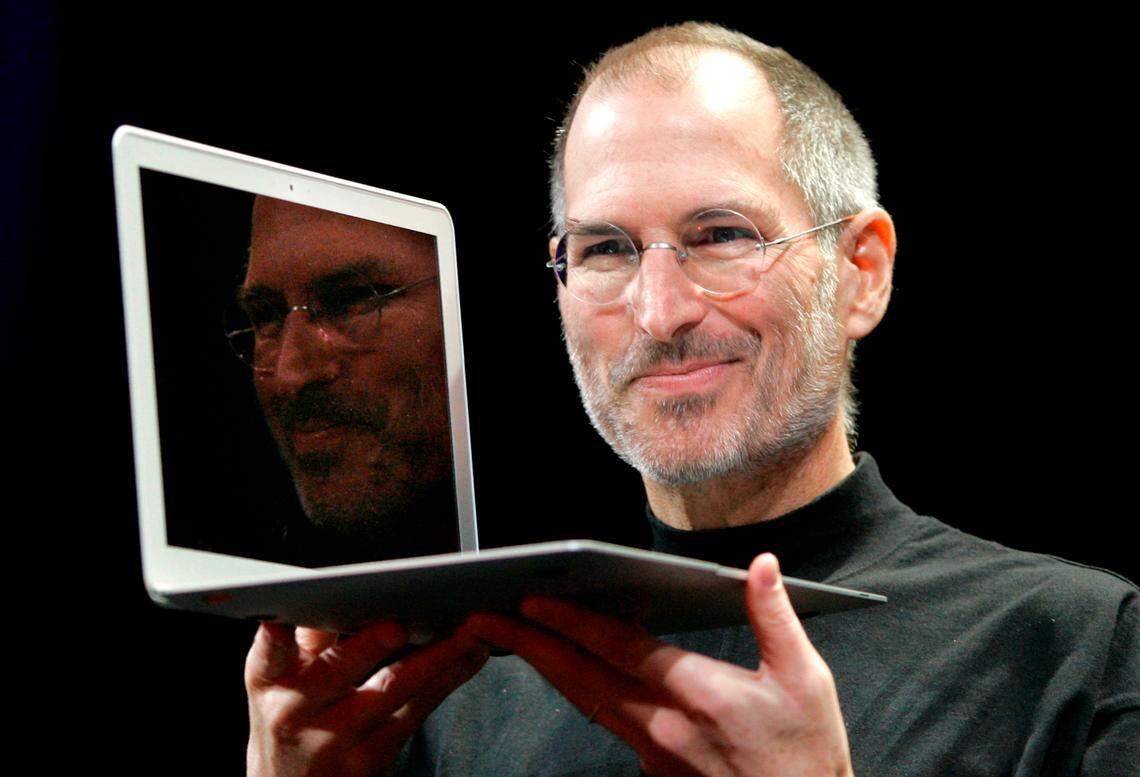 “The (R)evolution of Steve Jobs” tells the life story of the tech icon who died in 2011 at age 56.
