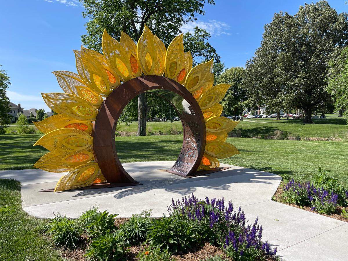 “Gateway” by Amie Jacobsen in Meadowbrook Park in Johnson County