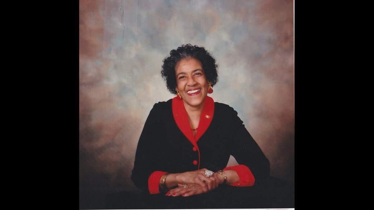Versa Ashley smiles for a photo. She was an election worker with Wyandotte County for 20 years before her health started to decline.
