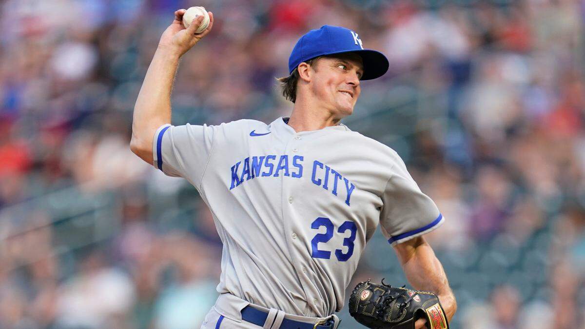 Kansas City Royals starting pitcher Zack Greinke.