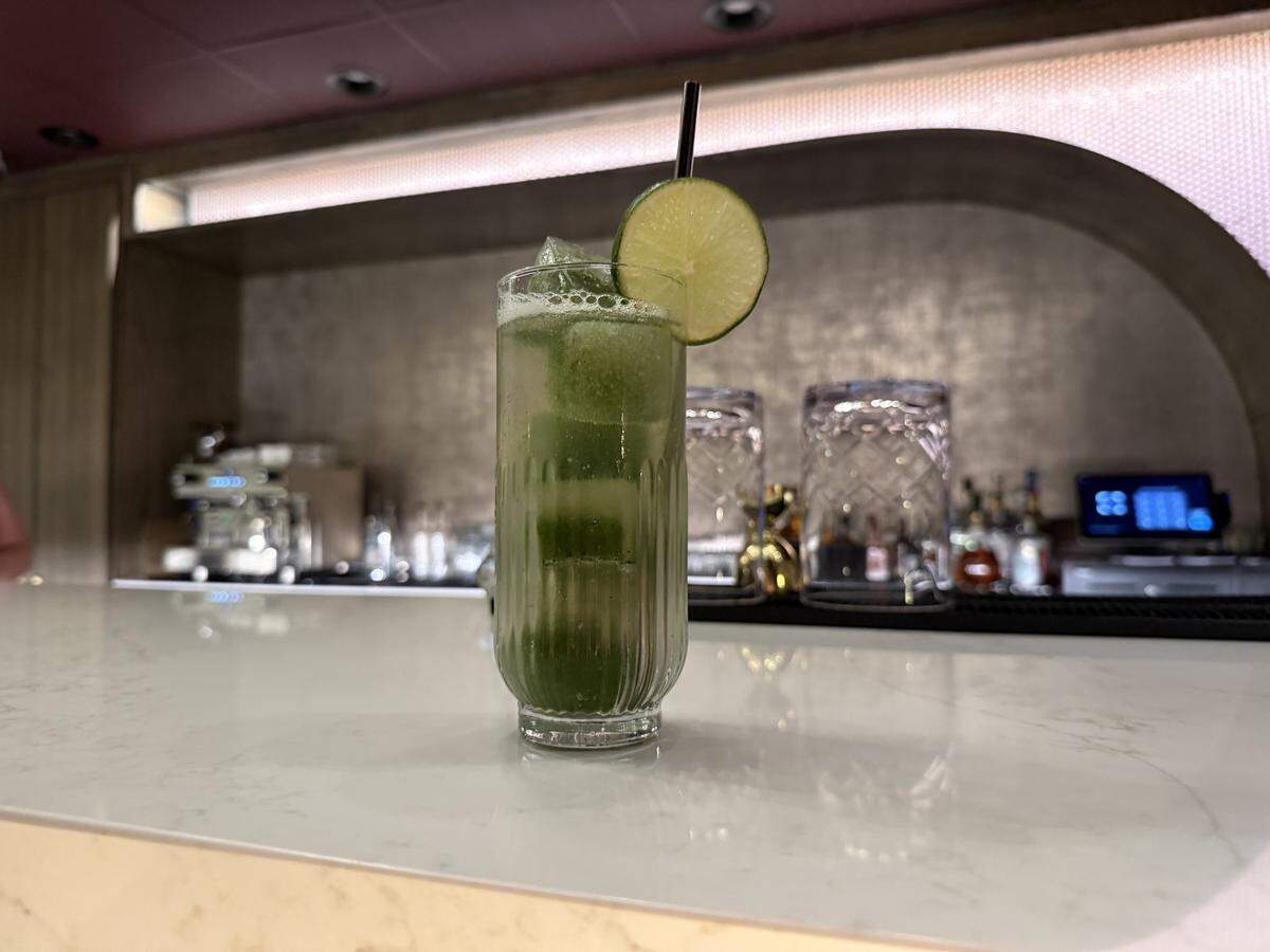 The Sovereign is a “spa in a glass” drink from The Dressing Room at Heddi Monro.