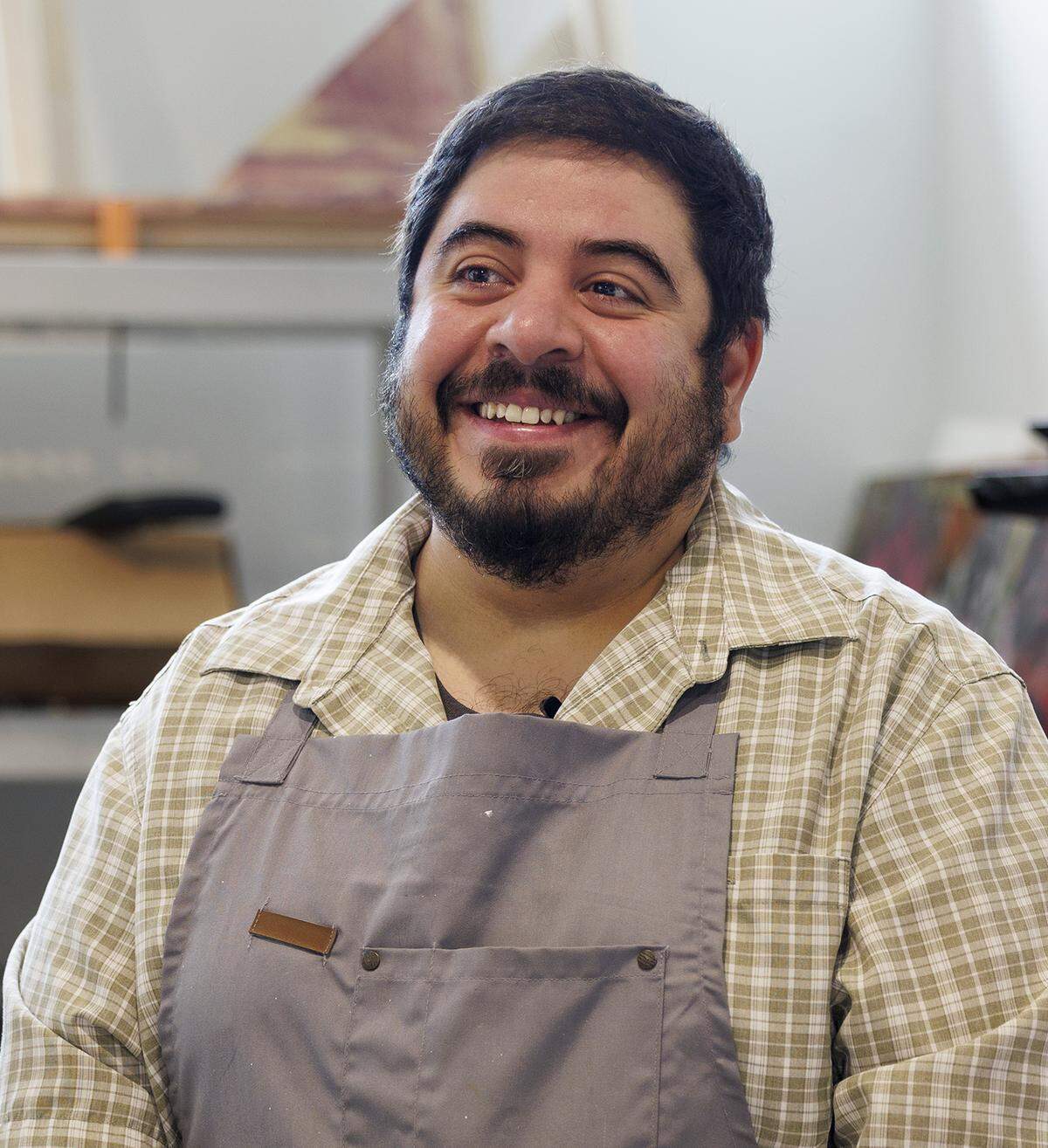 Juan Diego Gaucin earned a bachelor of fine arts degree from the University of Kansas.