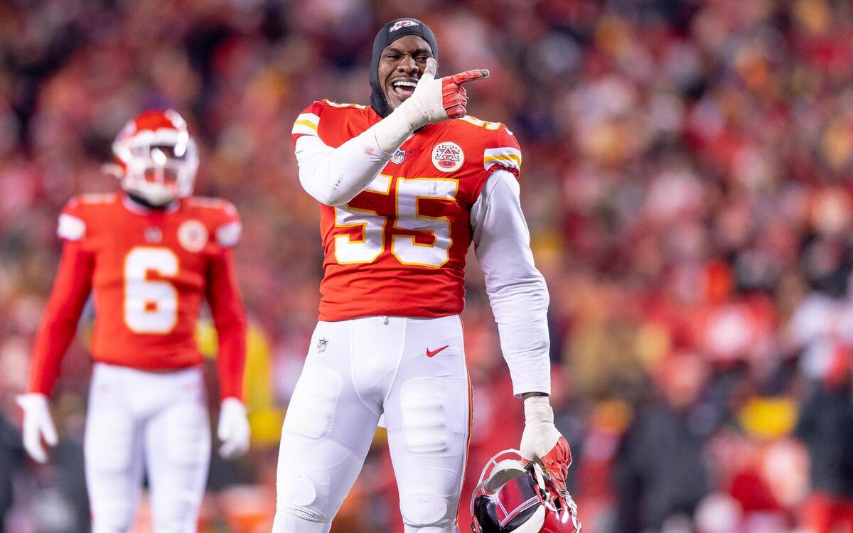 Chiefs defensive end Frank Clark has become his typically disruptive postseason self and would love nothing more than to put Eagles quarterback Jalen Hurts on the ground Sunday night.
