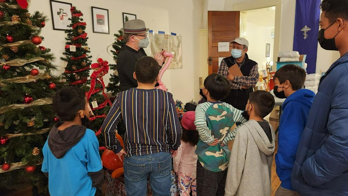 In Kansas City, volunteers came forward to help families spend the holidays in a welcoming place, instead of in a detention center or the streets of a border city.