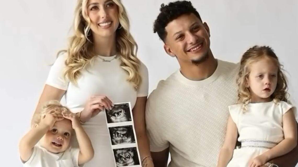 Patrick and Brittany Mahomes announced her pregnancy last week on social media. They have two children, Sterling, 3, and Bronze, 1. Fans can’t wait for the gender reveal.