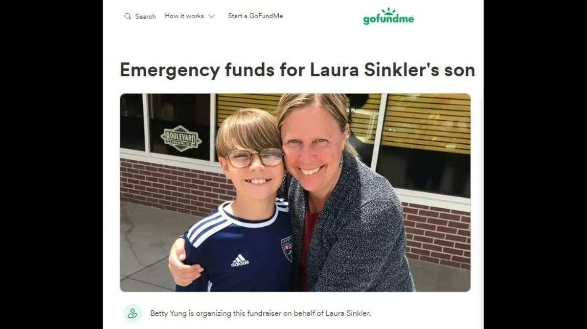 A GoFundMe online fundraiser has been established to help support the family of Edison Sinkler, a boy who was struck by a car while playing outside in late September outside his Lawrence home.