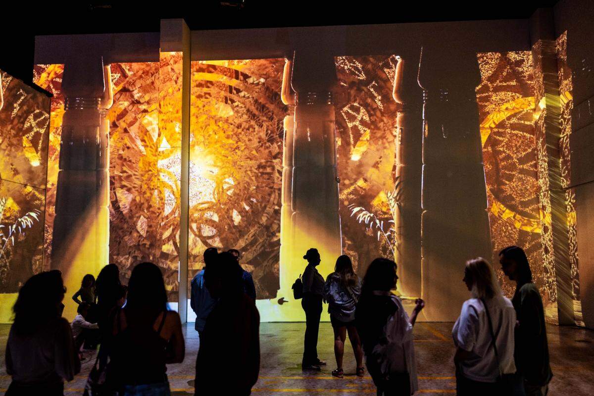 “Immersive King Tut: Boy. King. Hero.” telling the story of Pharaoh Tutankhamun of ancient Egypt can be seen Sept. 16-Jan. 2 at Lighthouse ArtSpace in Zona Rosa.