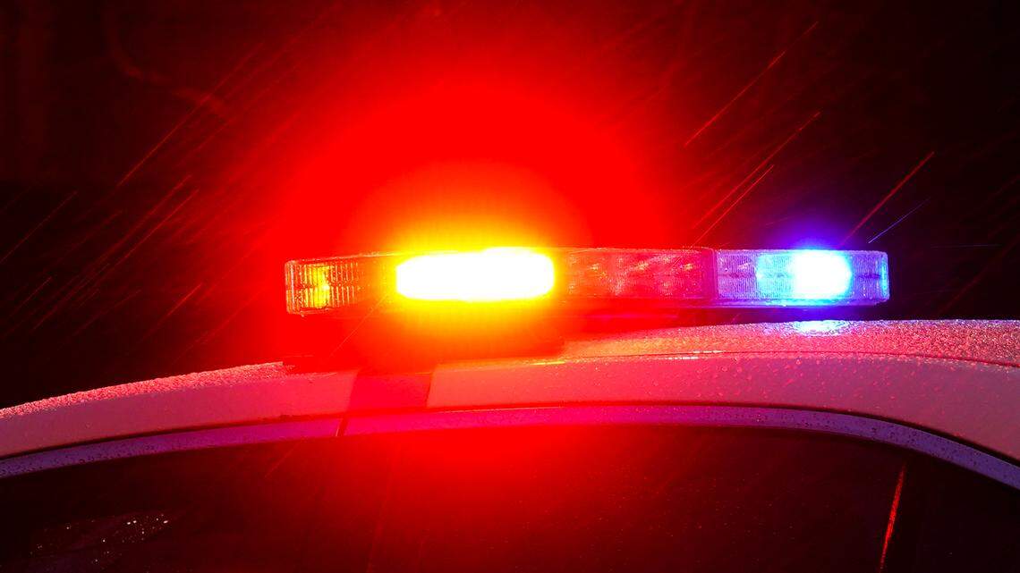 A woman’s body was found in a clothing donation box on Oct. 6, 2022, in Newhall, California, authorities said.