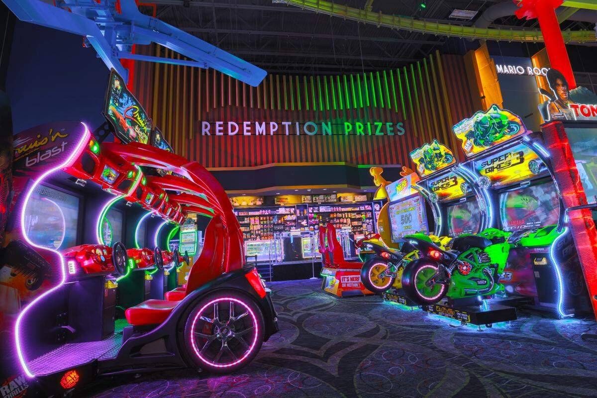 Patrons will be able to play some of their favorite arcade games at the new facility.