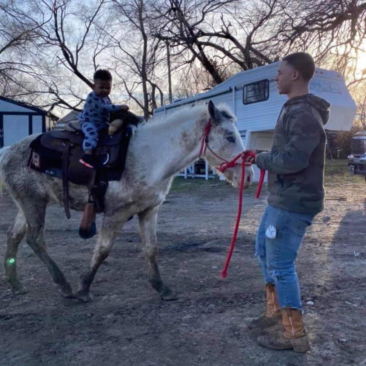 Thomas Lewis, 20, loved to wear cowboy boots and big belt buckles and do any outdoor activity.