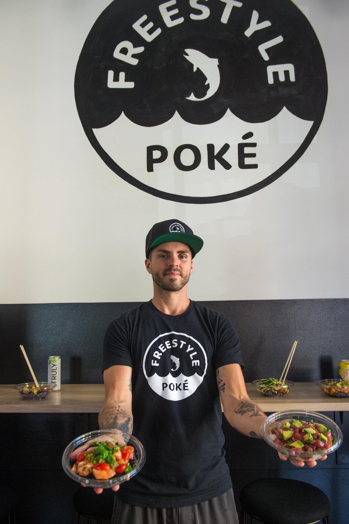 Kansas City native Jeremiah Dupin opened Freestyle Poké in Overland Park in May.