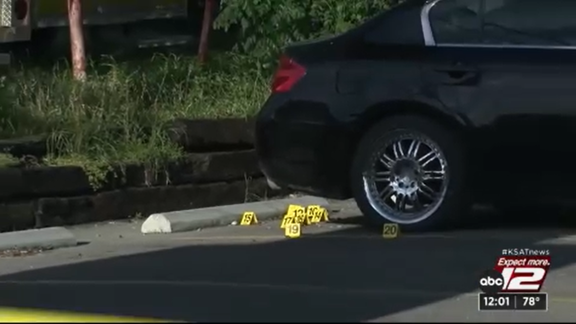 A man was arrested after shooting an accused catalytic converter thief, police said.