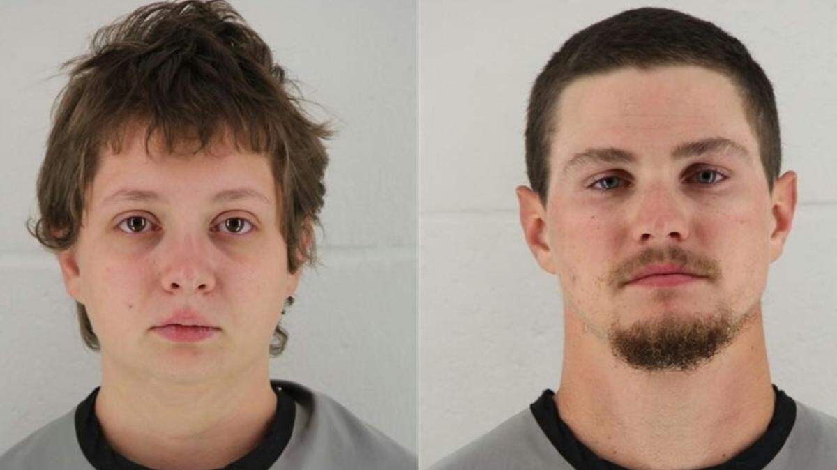 Angel Newton, 21, and Ethan Ohmer, 23, of Gardner