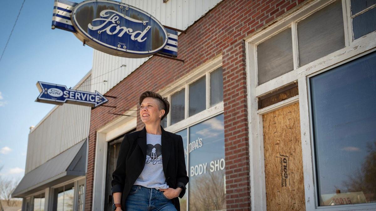 Lindsay and Alex Waller are renovating an old auto garage to open Force of Nature, a craft brewery that will feature a beer called Dean’s Model A, a nod to a former owner of the garage.