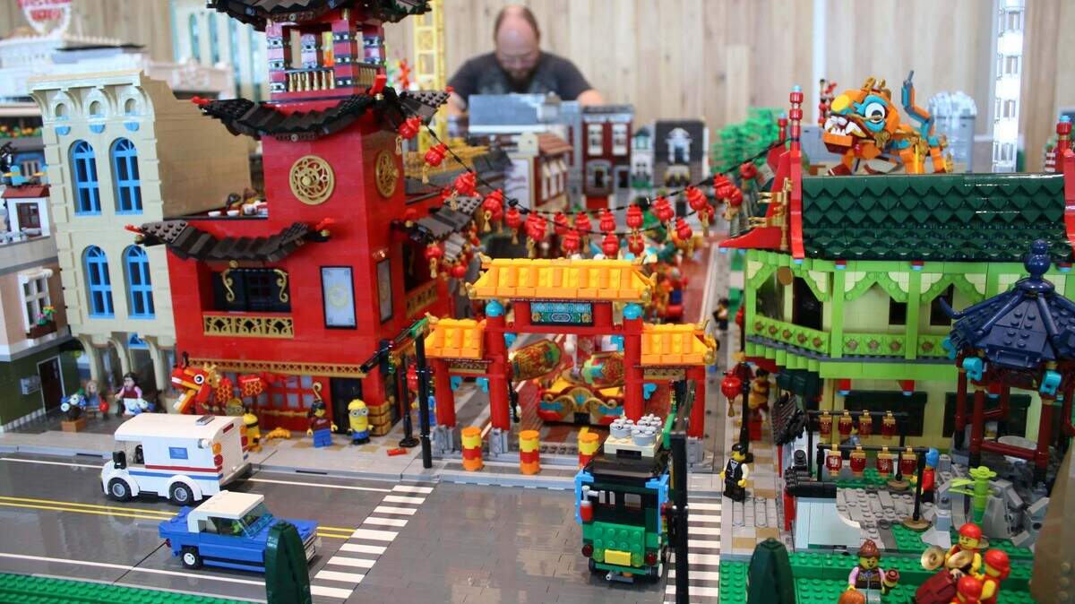 A Kansas City Lego-scape at the KC Brick Lab Showcase Feb. 24 included a celebration of the Lunar New Year.