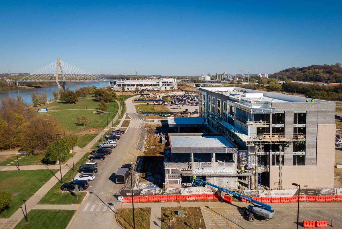 A new, $30 million boutique hotel, Origin KC, the first hotel to be built on the Berkley Riverfront in Kansas City, is under construction. Developers hope to open in early 2024.