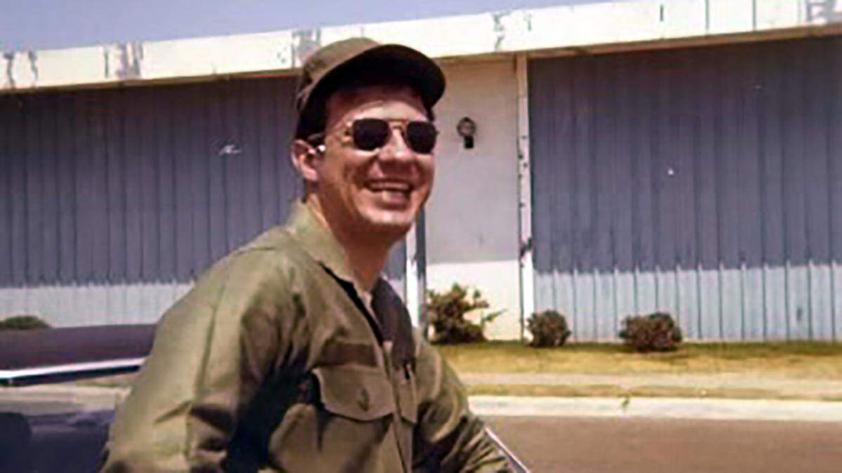 Michael Kobe as a young Army officer during the Vietnam War