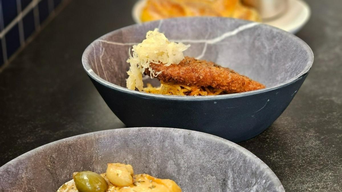 A selection of dishes from the German-centric menu of Gasthaus, now open in Strang Chef Collective on the Country Club Plaza.