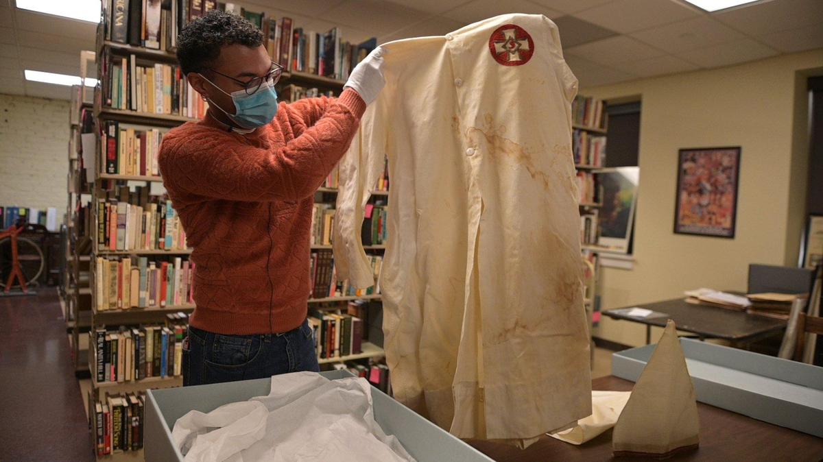 Deep in storage in Kansas City’s Black Archives: Ku Klux Klan robes. Here’s why