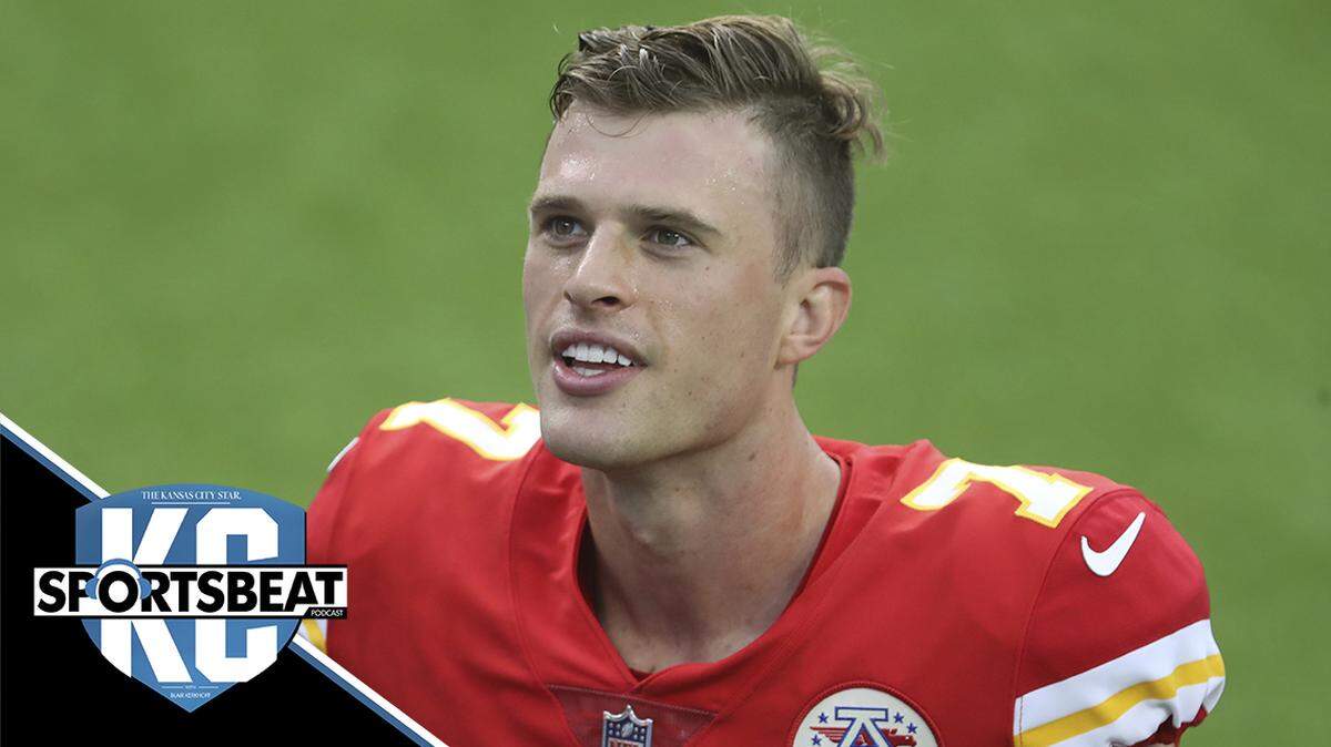 Kansas City kicker Harrison Butker made a 58-yard field goal Sunday against the Chargers.