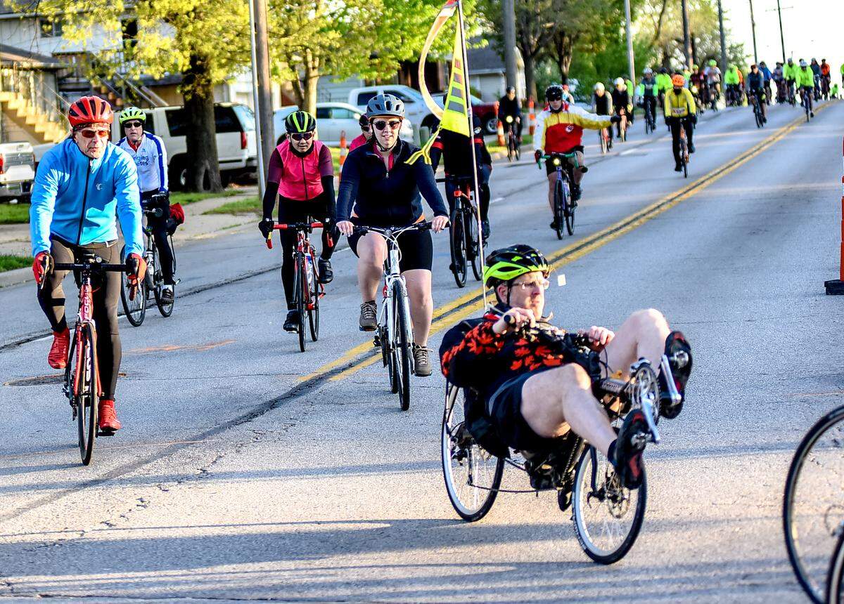 The annual Shawnee bike race includes options for athletes of all different abilities.