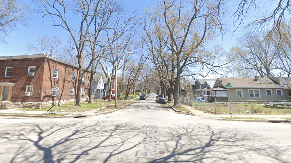 A Google Maps photo of the 3500 block of Roberts Street from April 2022.
