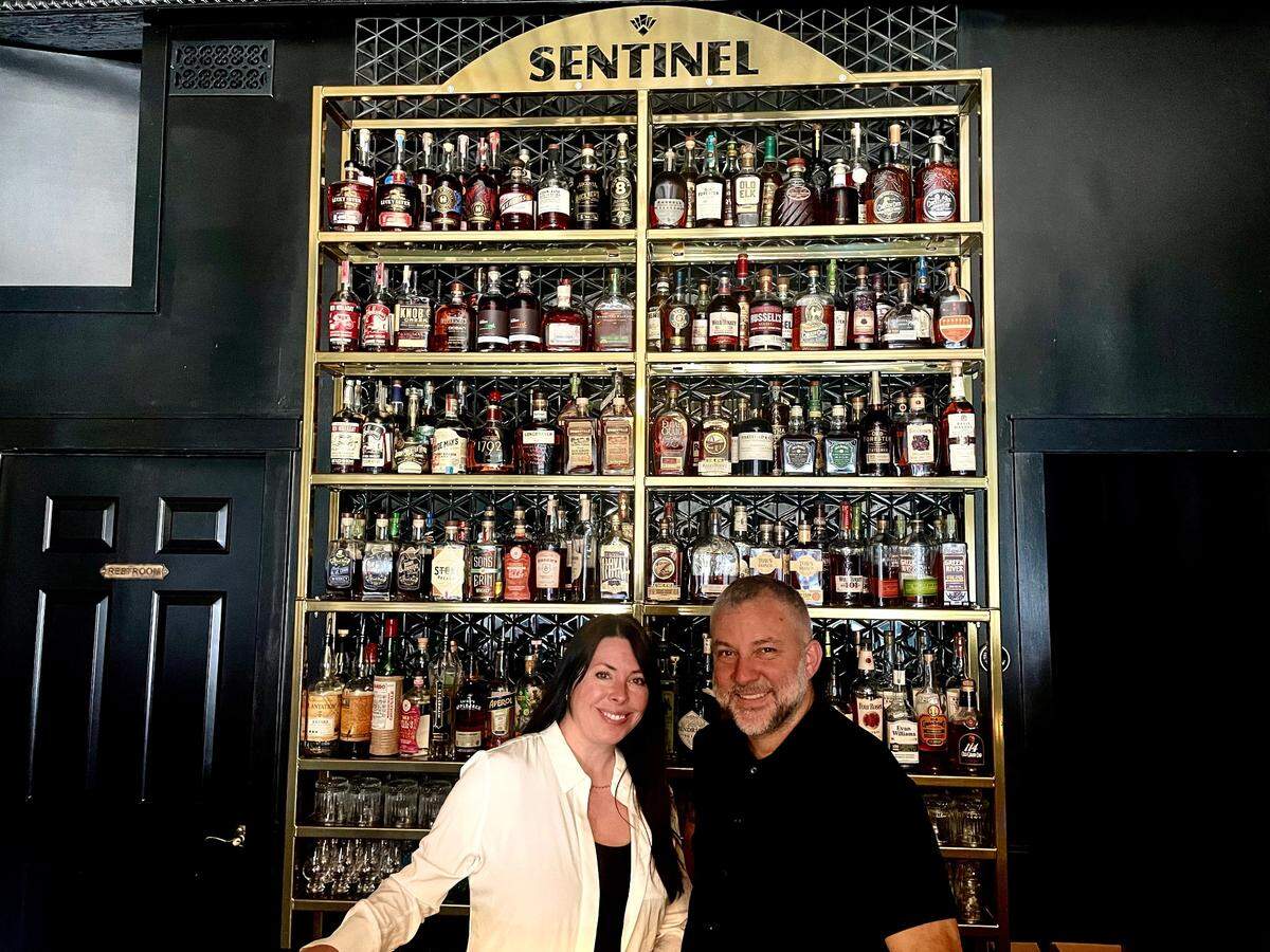 Bree and Travis Gensler have opened The Sentinel Room at 208 W. Lexington Ave. on Independence Square.